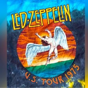 Led Zeppelin Ti - dyed T- shirt